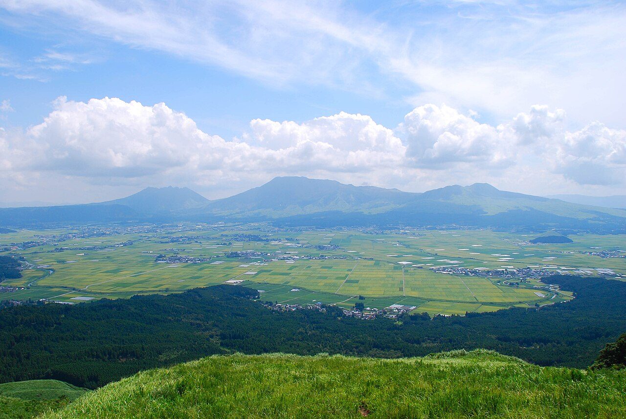 阿蘇ドライブの風景