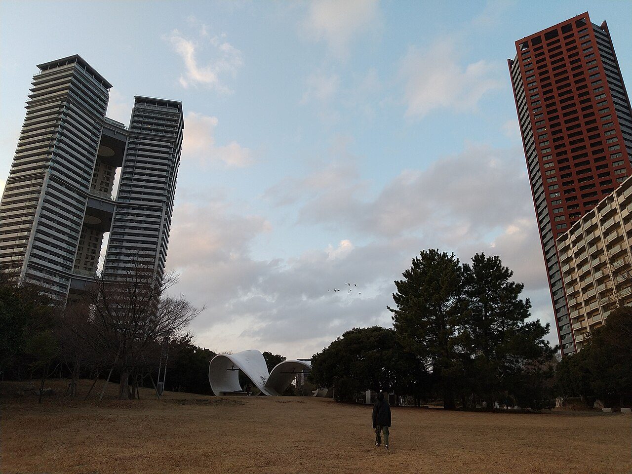 アイランドシティ中央公園の風景
