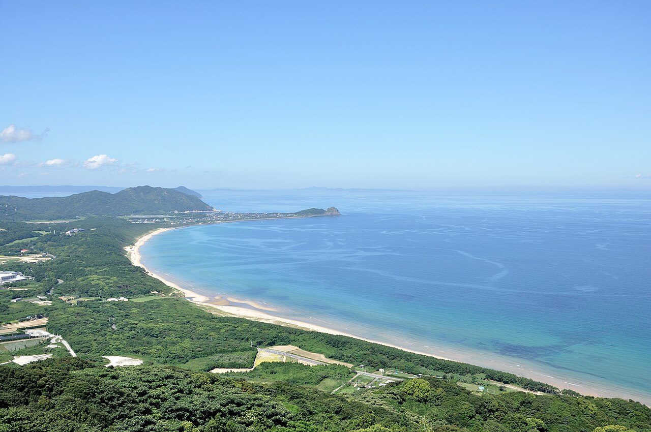 糸島の海カフェ巡りの風景