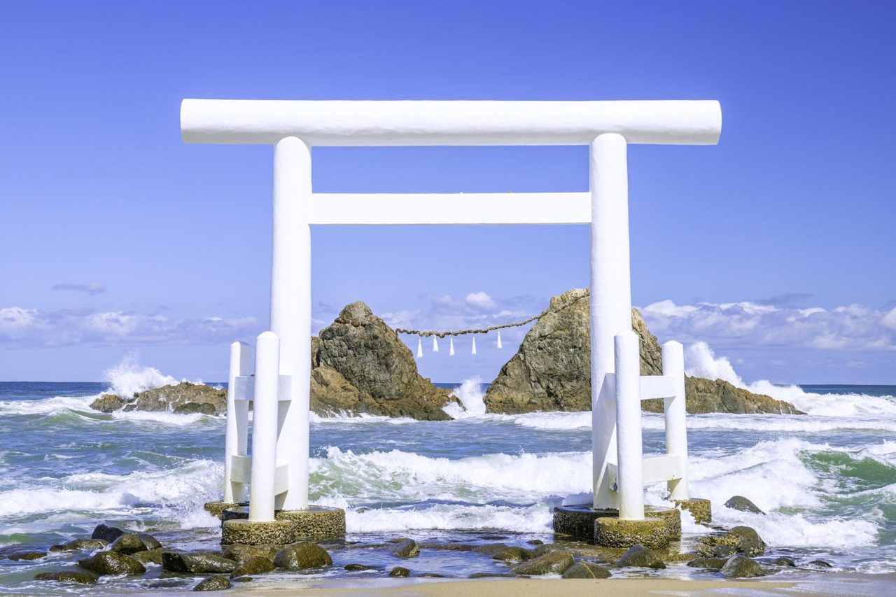 糸島・桜井二見ヶ浦の風景