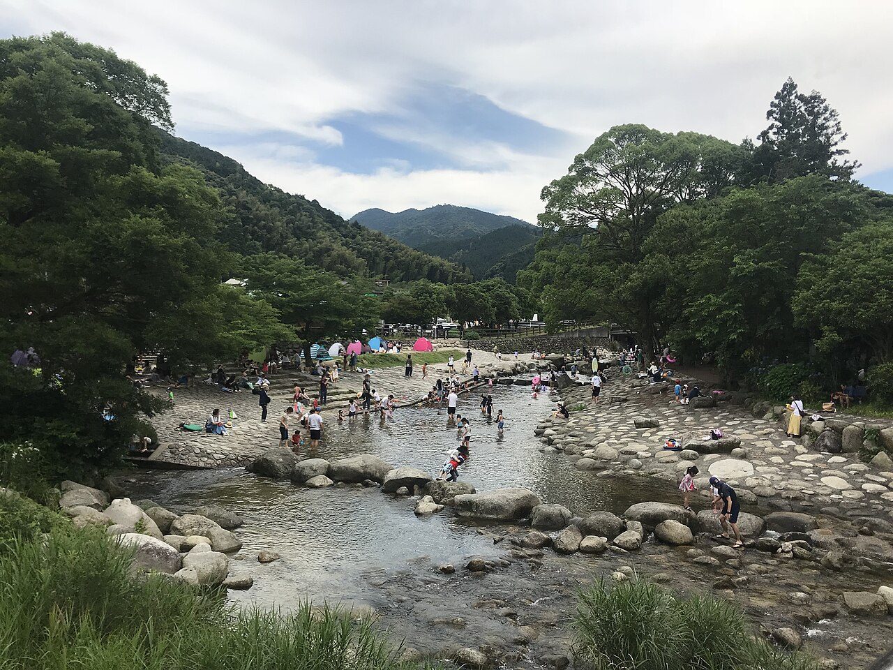 中ノ島公園(那珂川)の風景