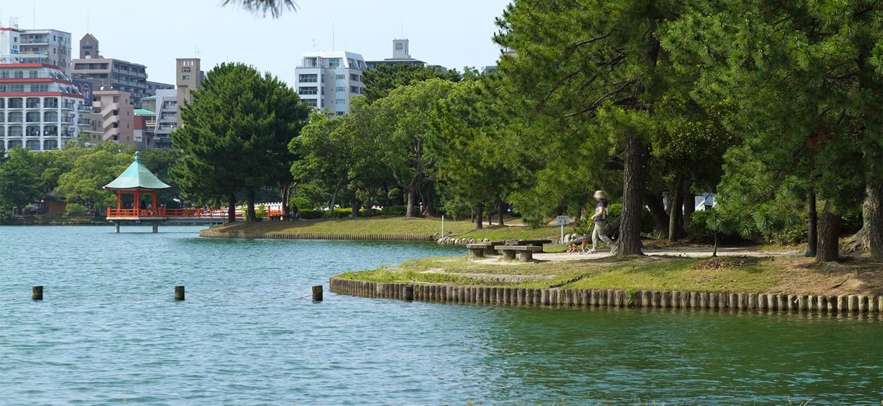 大濠公園の風景