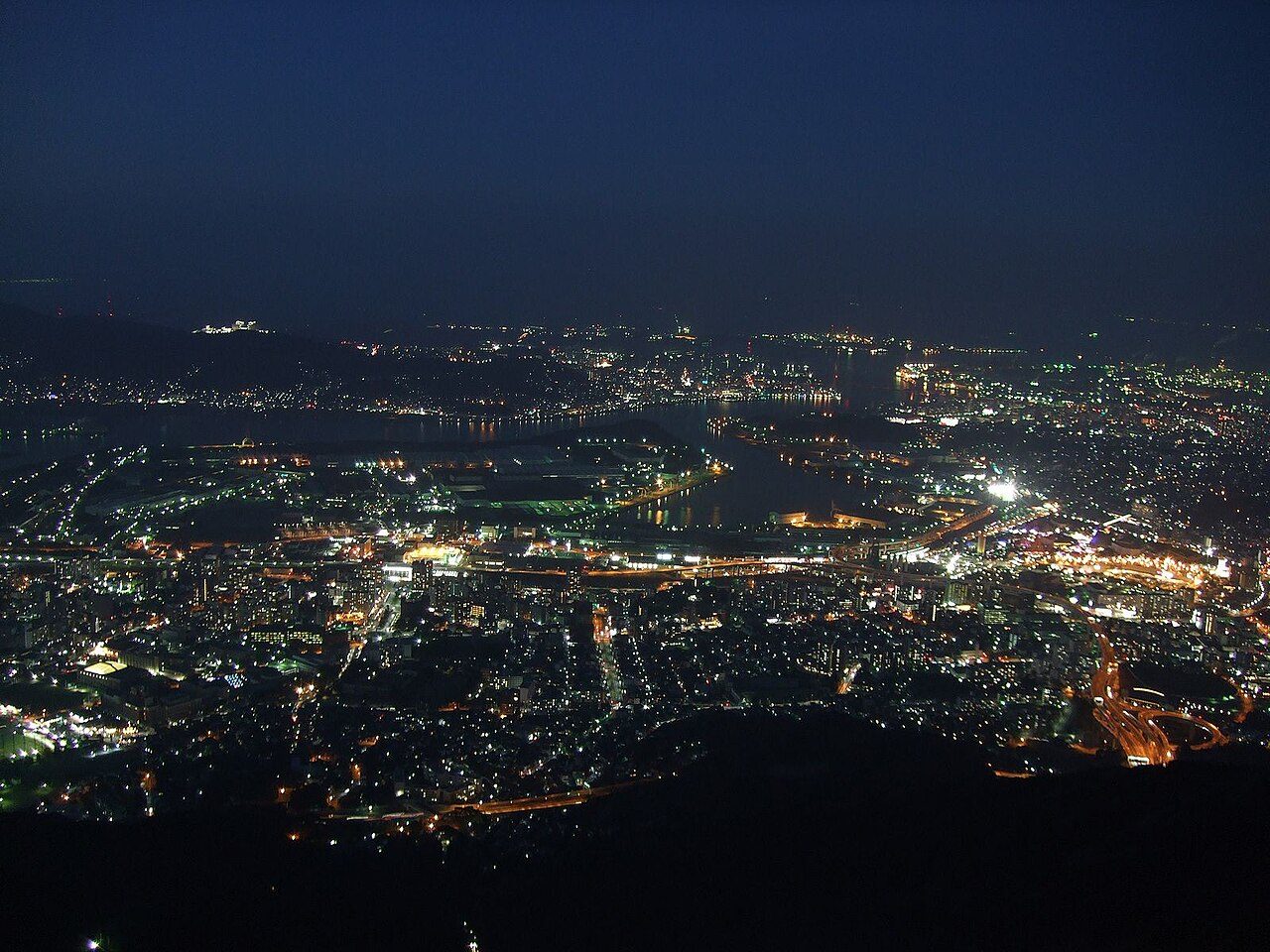 皿倉山の風景