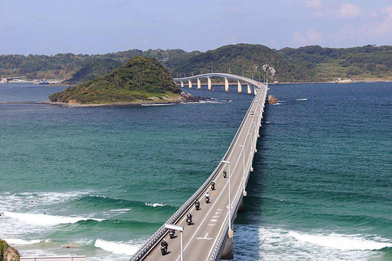 角島ドライブの風景